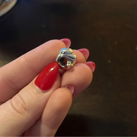 PANDORA DOLPHIN CHARM (RETIRED) - Picture 1 of 5